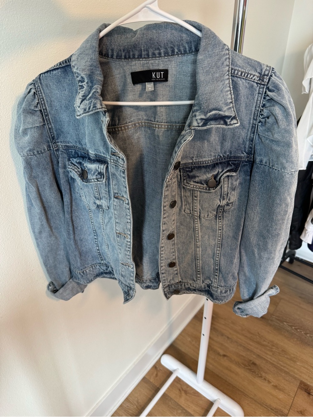 KUT from the Kloth light-wash denim jacket size Medium